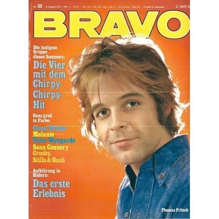 BRAVO Nr.33 / 9 August 1971 - Thomas Fritsch