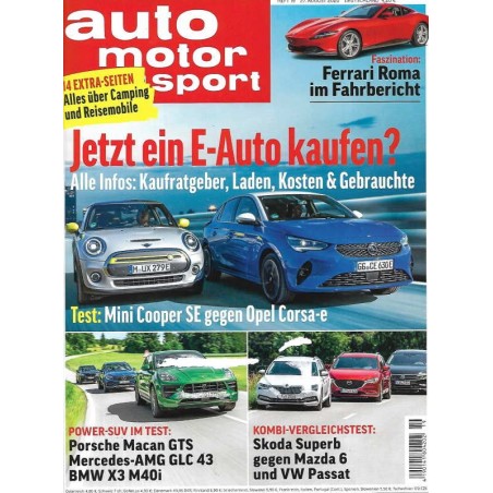 auto motor & sport Heft 19 / 27 August 2020 - E-Auto kaufen?