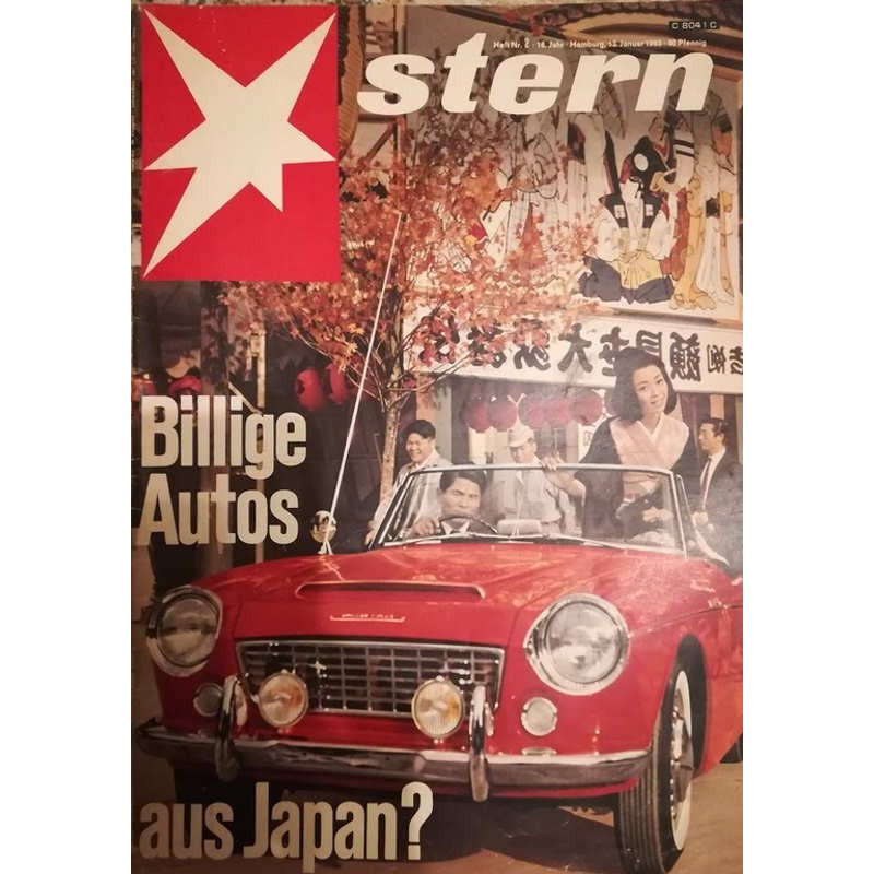 stern Heft Nr.2 / 13 Januar 1963 - Billige Autos aus Japan?