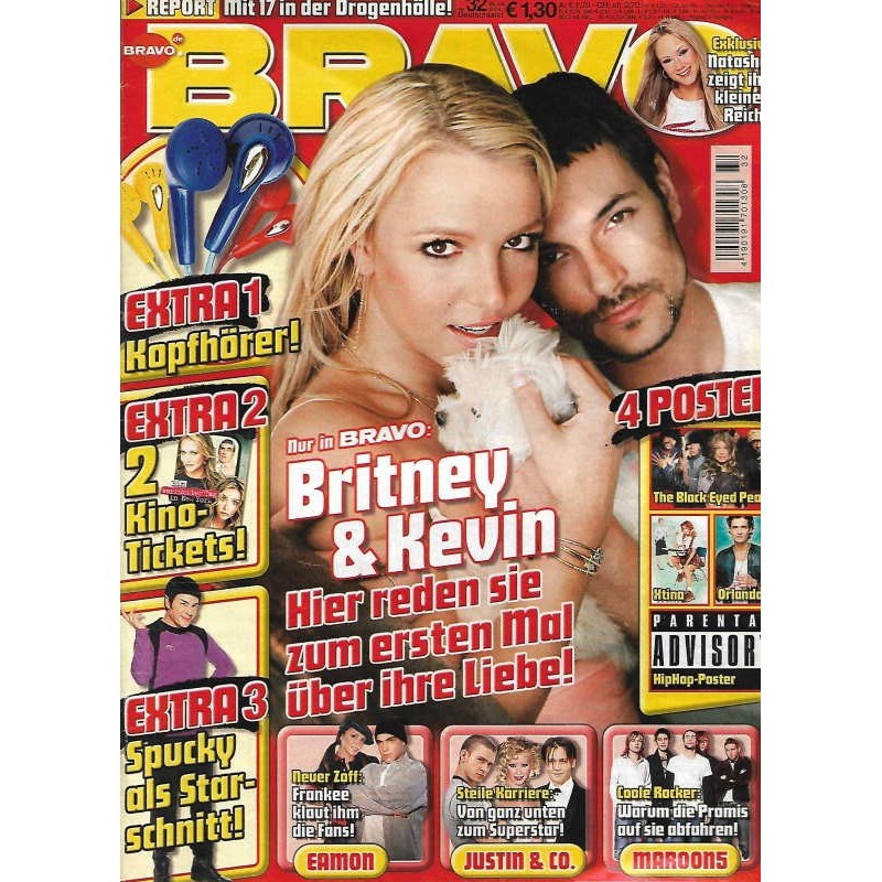 BRAVO Nr.32 / 28 Juli 2004 - Britney & Kevin