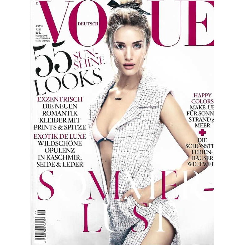 Vogue 6/Juni 2014 - Rosie Huntington-Whiteley Sommerlust