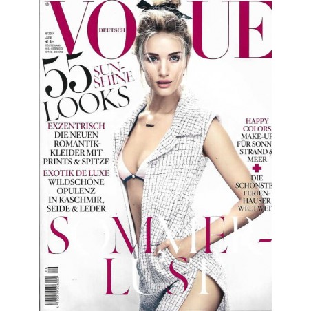 Vogue 6/Juni 2014 - Rosie Huntington-Whiteley Sommerlust