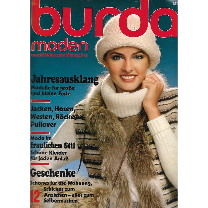 burda Moden 12/Dezember 1977 - Jahresausklang
