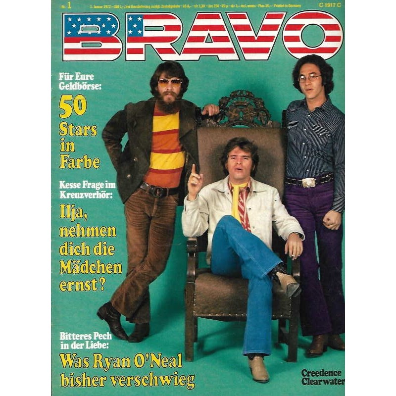 BRAVO Nr.1 / 1 Januar 1972 - Creedence Clearwater