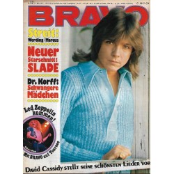 BRAVO Nr.12 / 15 März 1973 - David Cassidy