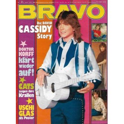 BRAVO Nr.2 / 4 Januar 1973 - Die David Cassidy Story