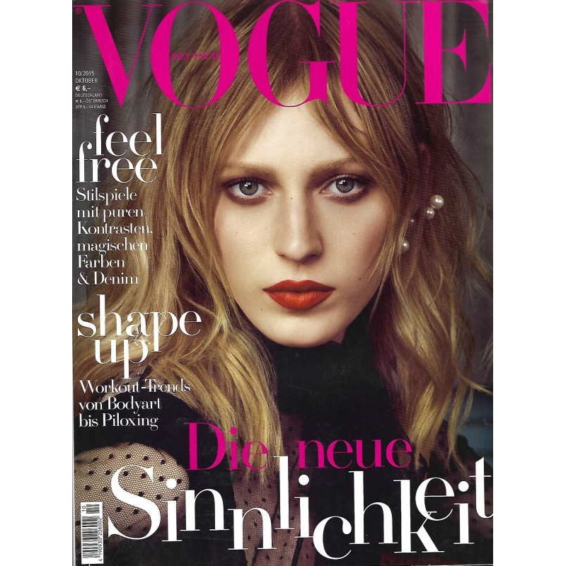 Vogue 10/Oktober 2015 - Julia Nobis Die neue Sinnlichkeit
