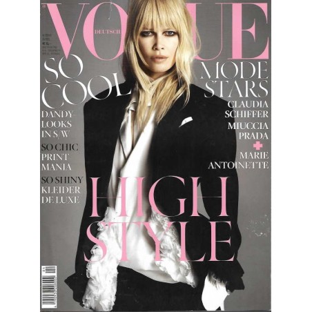 Vogue 4/April 2014 - Claudia Schiffer High Style
