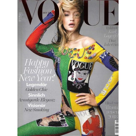Vogue 1/Januar 2018 - Gigi Hadid Happy Fashion
