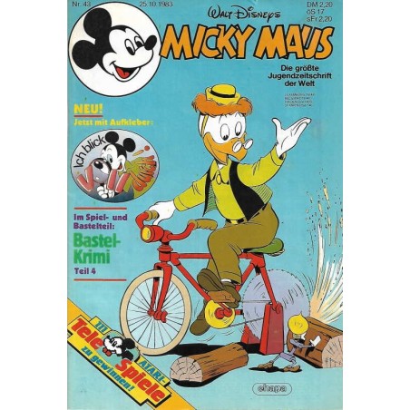 Micky Maus Nr. 43 / 25 Oktober 1983 - Bastelkrimi Tel.4