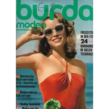 burda Moden 7/Juli 1974 - Freizeitspass in den Ferien