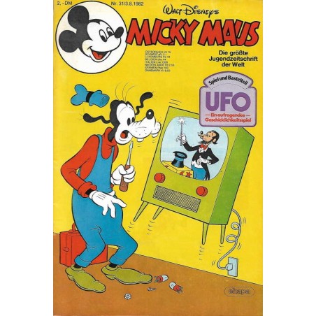 Micky Maus Nr. 31 / 3 August 1982 - Ufo