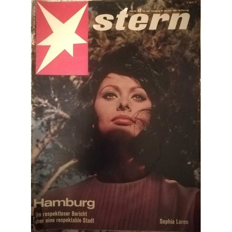 stern Heft Nr.43 / 27 Oktober 1963 - Sophia Loren
