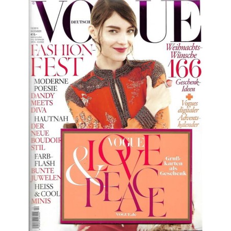 Vogue 12/Dezember 2014 - Kati Nescher Love & Peace
