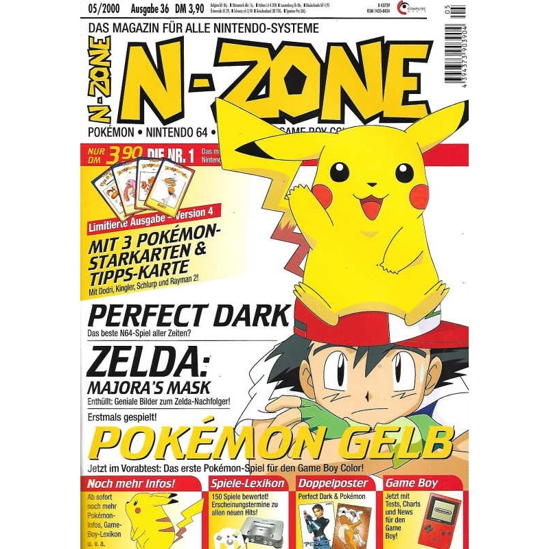 N-Zone 05/2000 - Ausgabe 36 - Pokemon Gelb