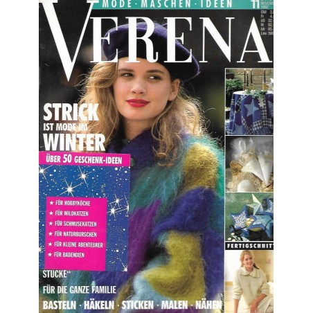 Verena Mode 11/November 1992 - Strick Winter