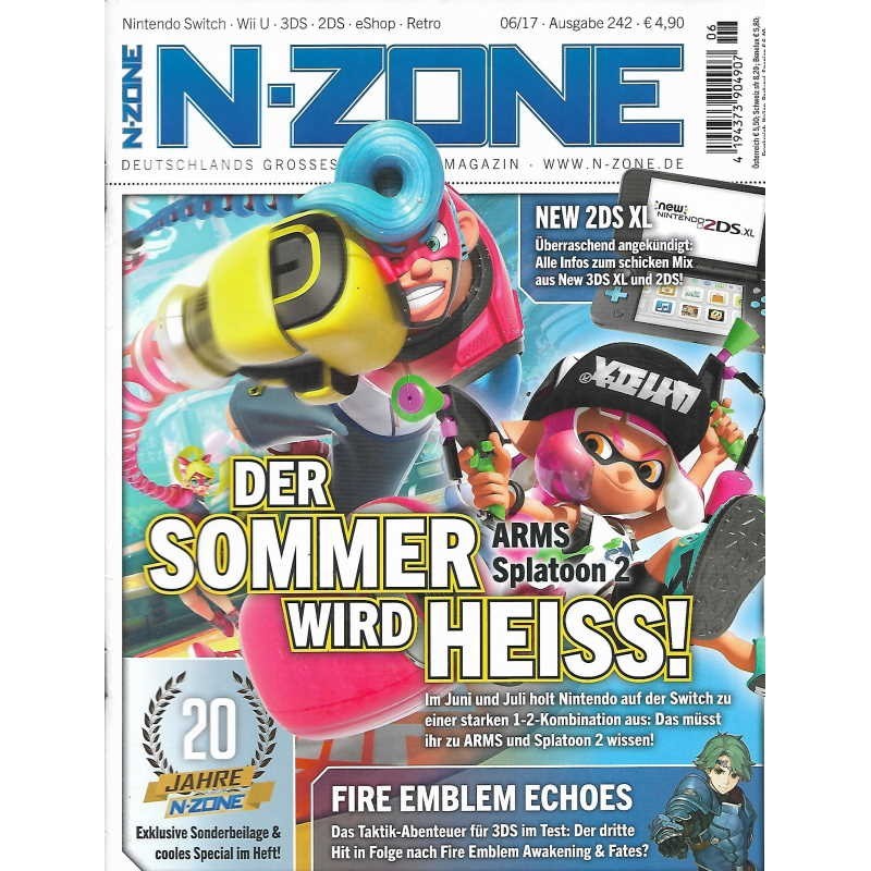 N-Zone 06/2017 - Ausgabe 242 - ARMS und Splatoon 2