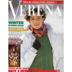 Verena Mode 12/Dezember 1989 - Winter in Grün-Weiss