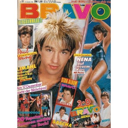 BRAVO Nr.51 / 15 Dezember 1983 - Limahl bei Bravo