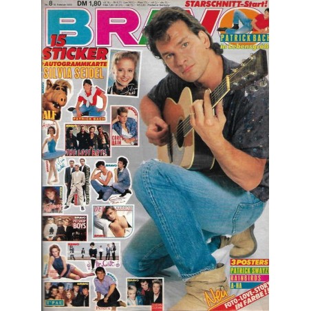 BRAVO Nr.8 / 18 Februar 1988 - Patrick Swayze