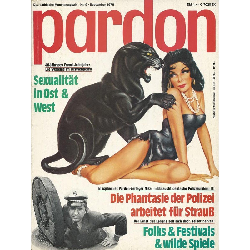 pardon Heft 9 / September 1979 - Sexualität in Ost & West