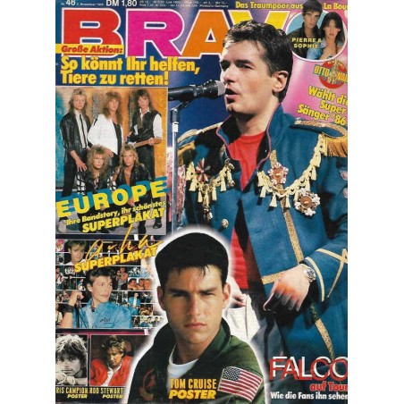 BRAVO Nr.46 / 6 November 1986 - Falco auf Tour