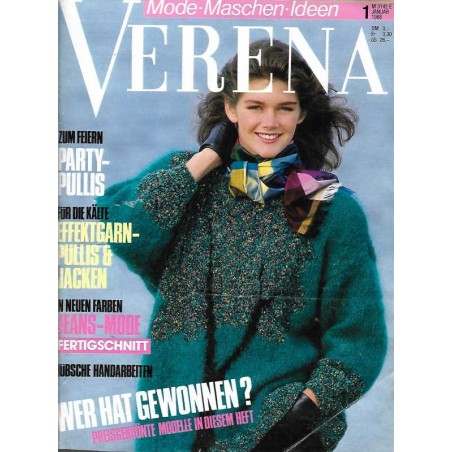 Verena Mode 1/Januar 1988 - Effektgarn