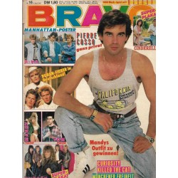BRAVO Nr.16 / 9 April 1987 - Pierre Cosso ganz privat