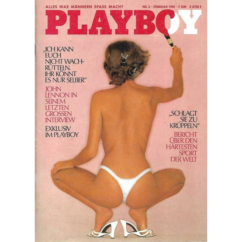 Playboy Nr.2 / Februar 1981 - Barbara Flommersfeld