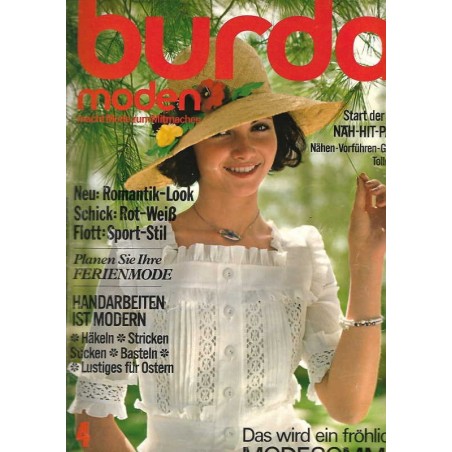 burda Moden 4/April 1974 - Modesommer