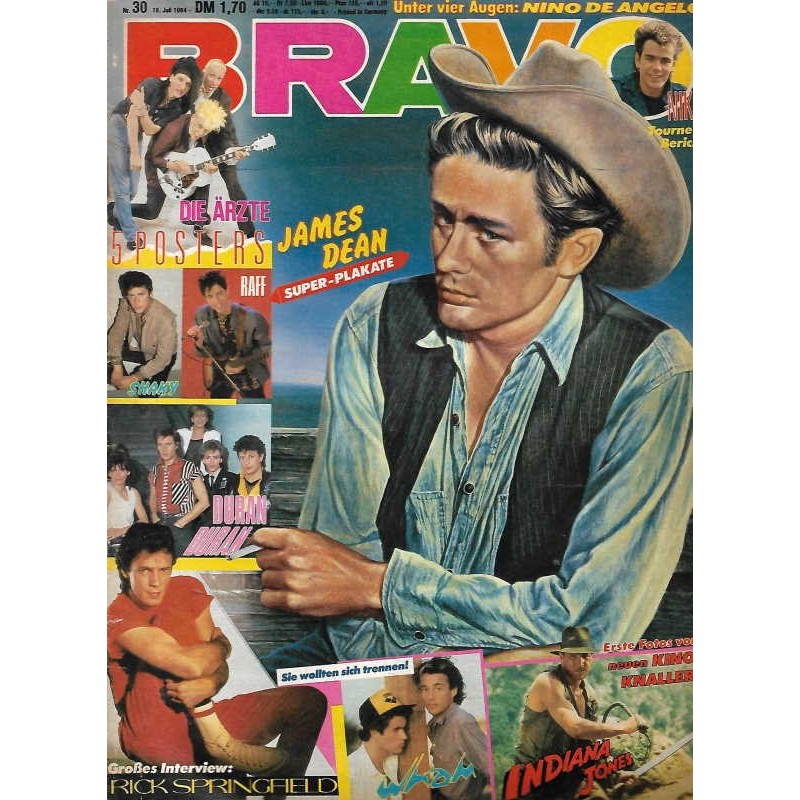 BRAVO Nr.30 / 19 Juli 1984 - James Dean