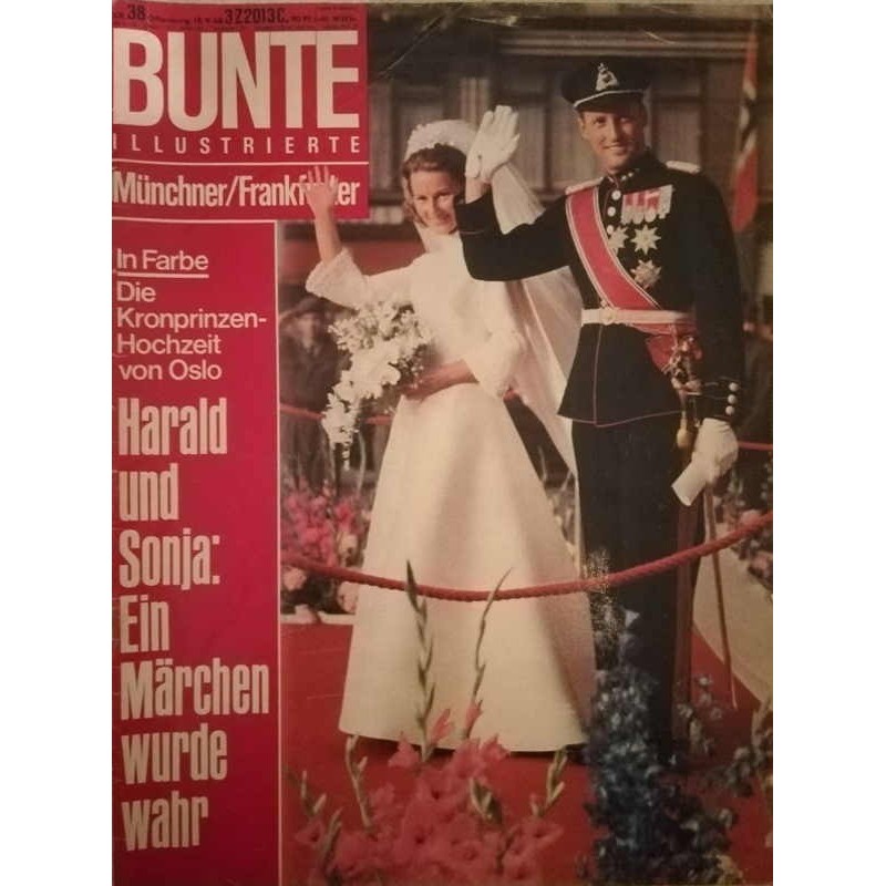 Bunte Illustrierte Nr.38 / 18 September 1968 - Kronprinzen von Oslo