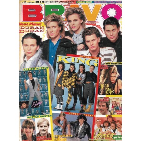BRAVO Nr.16 / 11 April 1985 - Duran Duran