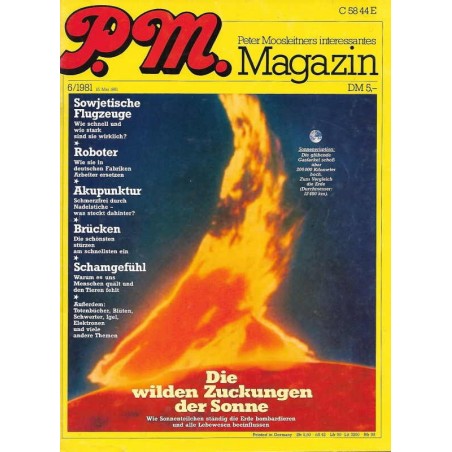 P.M. Ausgabe Juni 6/1981 - Die wilden Zuckungen der Sonne