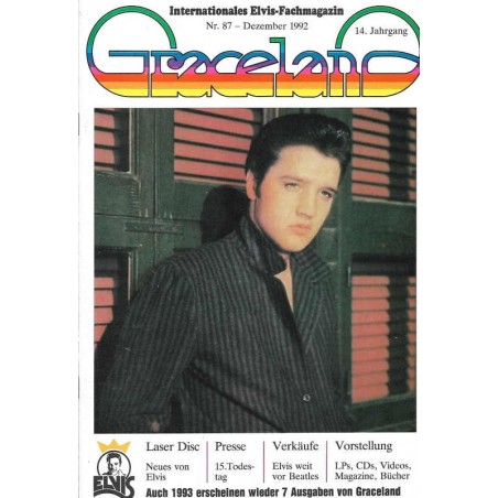 Graceland Nr.87 Dezember 1992 - Neues von Elvis