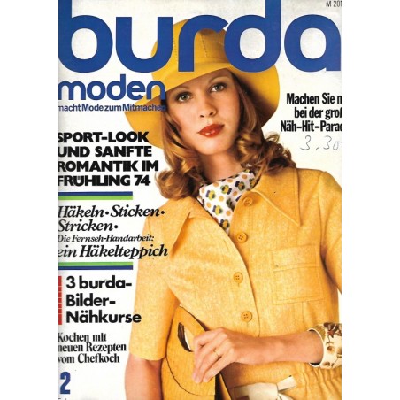 burda Moden 2/Februar 1974 - Sport Look