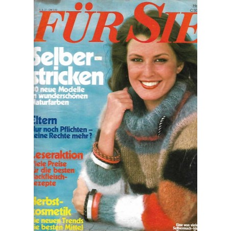 Für Sie Heft 19 / 1 September 1977 - Selberstricken