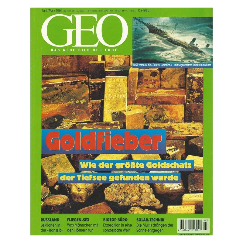 Geo Nr. 03 März von 1999
