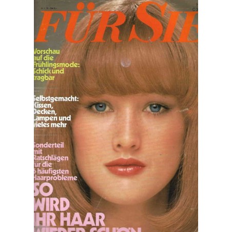 Für Sie Heft 3 / 24 Januar 1975 - So wird ihr Haar wieder schöne