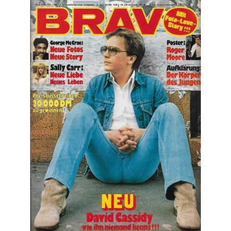 BRAVO Nr.2 / 2 Januar 1975 - David Cassidy