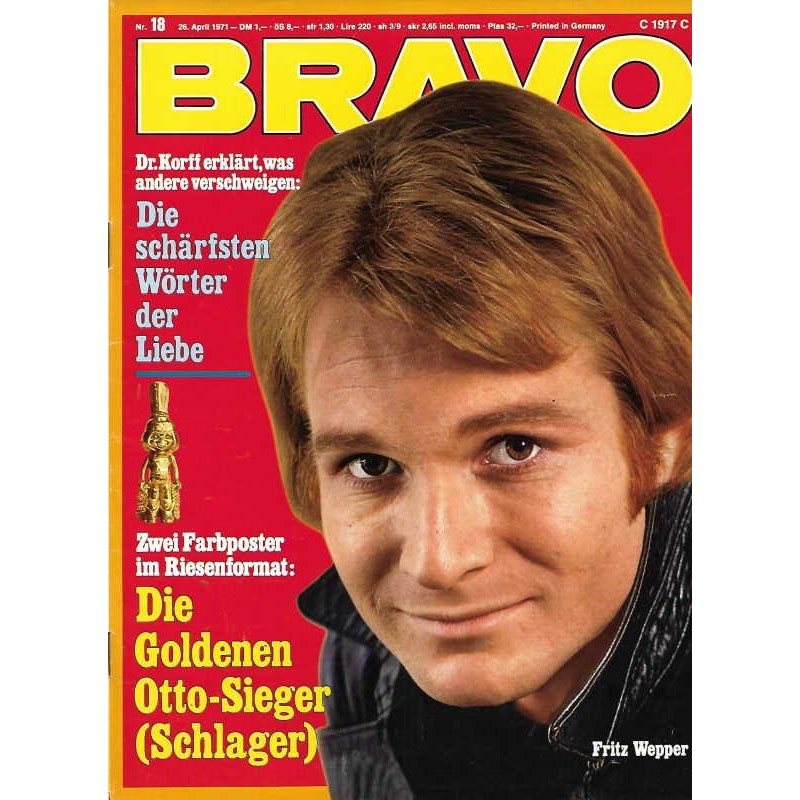 BRAVO Nr.18 / 26 April 1971 - Fritz Wepper
