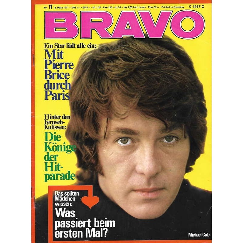 BRAVO Nr.11 / 8 März 1971 - Michael Cole