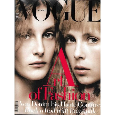 Vogue 5/Mai 2015 - Edie & Olympia Campbell Art of Fashion
