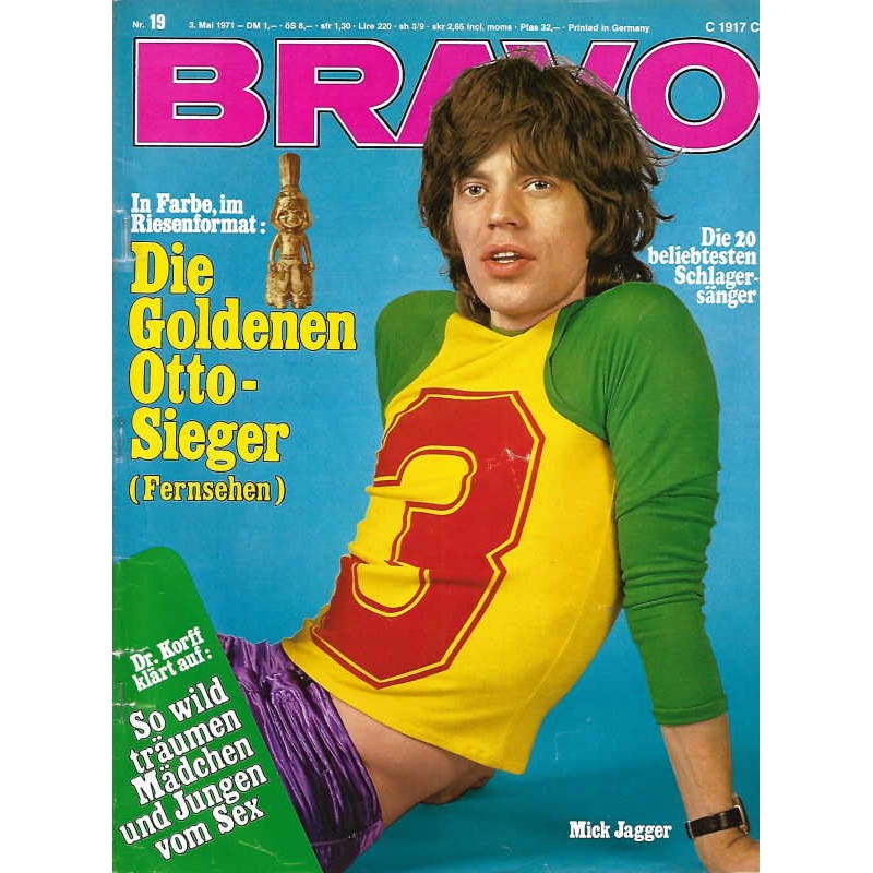 BRAVO Nr.19 / 3 Mai 1971 - Mick Jagger