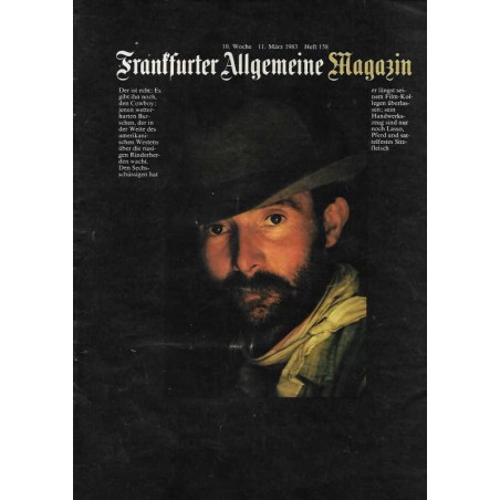 Frankfurter Allgemeine Heft 158 / März 1983 - Der Cowboy