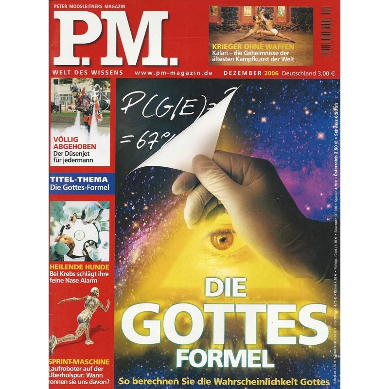 P.M. Ausgabe Dezember 12/2006 - Die Gottes Formel