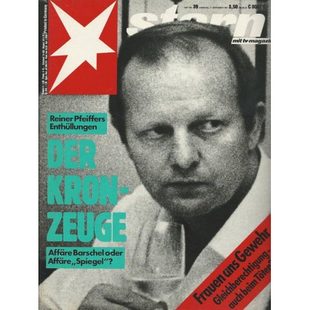 stern Heft Nr.39 / 17 September 1987 - Der Kronzeuge