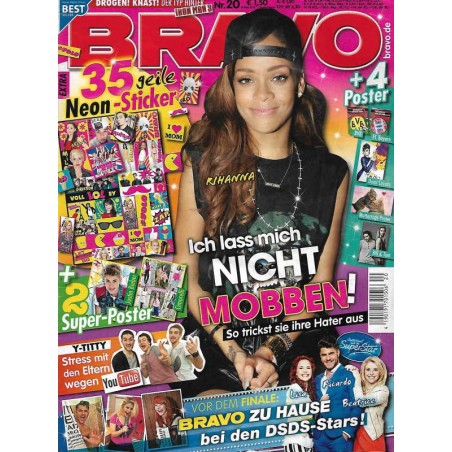 BRAVO Nr.20 / 8 Mai 2013 - Rihanna und Mobben!