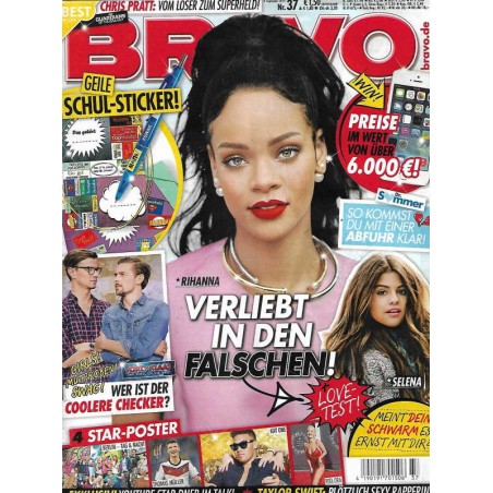 BRAVO Nr.37 / 3 September 2014 - Rihanna verliebt!