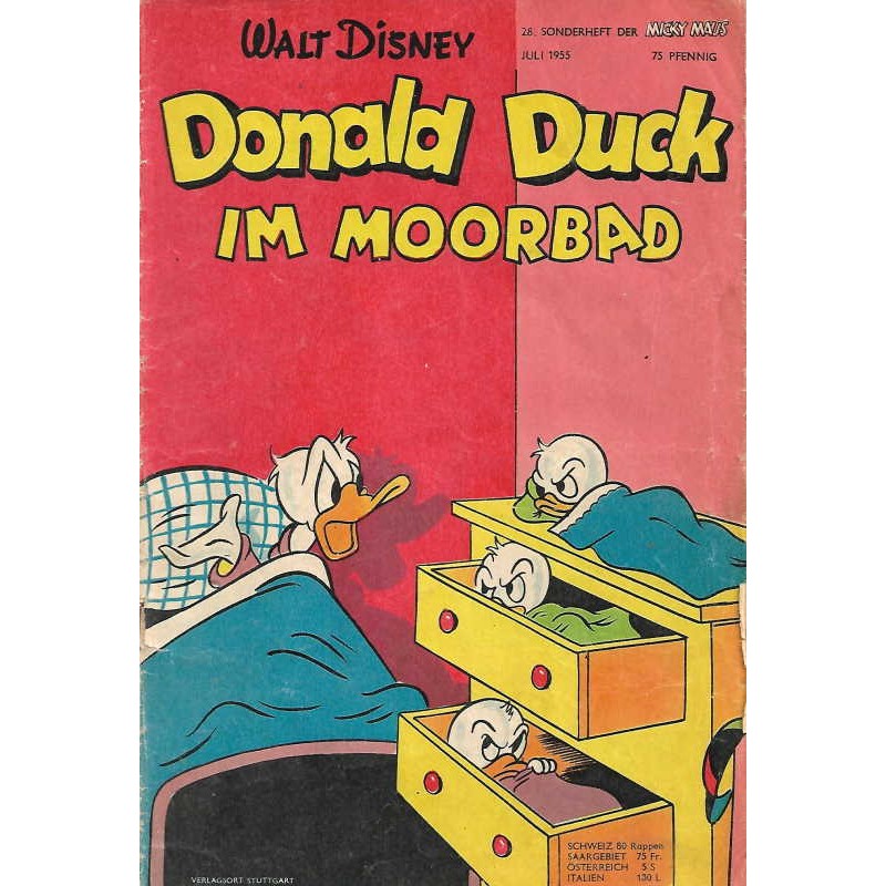 Donald Duck Sonderheft 28 / Juli 1955 - Im Moorbad